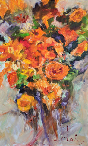 Blossom - Oil 60" x 36"